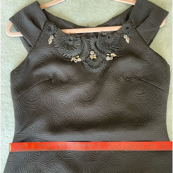 Chetta B sunhee black dress sz2 - Picture 5 of 9